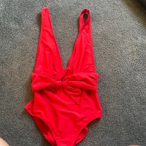 Red one piece